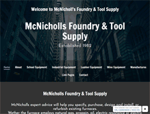 Tablet Screenshot of mcnichollsupply.com